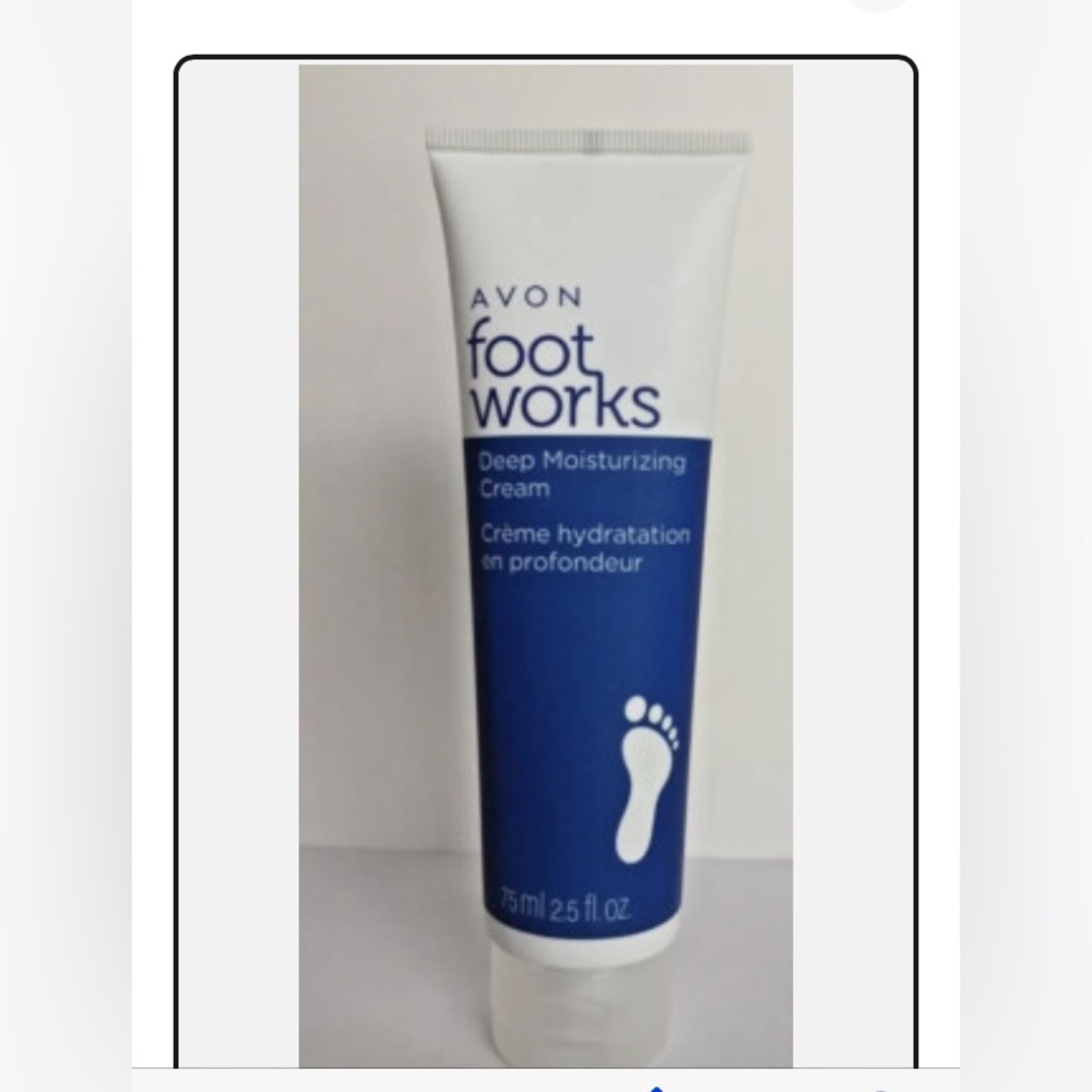 New Sealed Avon Foot Works Deep Moisturizing Cream 2.5fl Oz